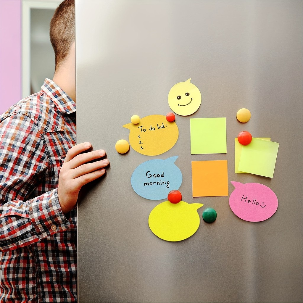

9 Pcs Thought Bubble Stickers, Colorful Self Adhesive Sticker Pads Fun Cute Home School Office