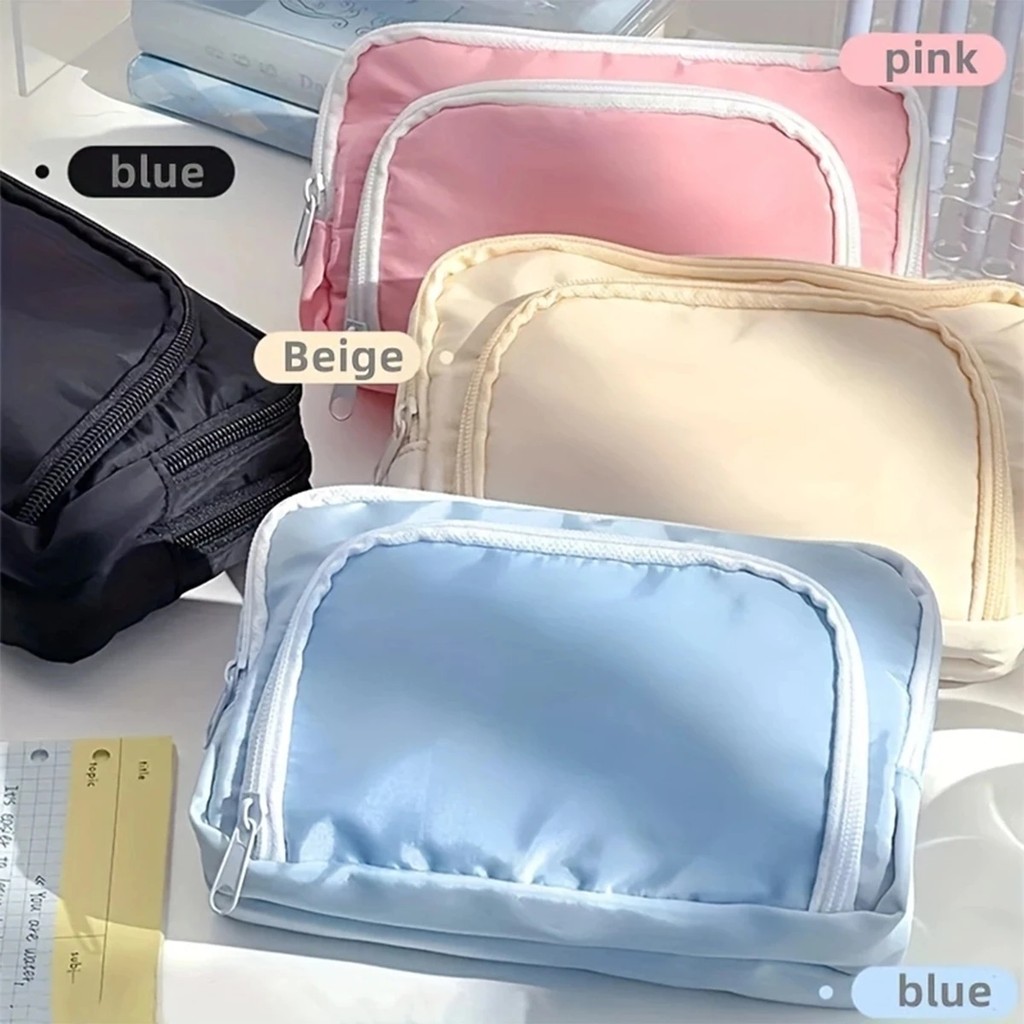 

Large Capacity 3 Layers Pen Box Kawaii Pencil Cases Cute Pen Holder Pouch For Students Back To