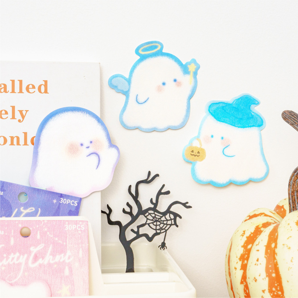 

30 Pcs Cute Sticky Notes Kawaii Fun Sticky Notes Pads Bulk Cartoon Memo Pads Self Adhesive For