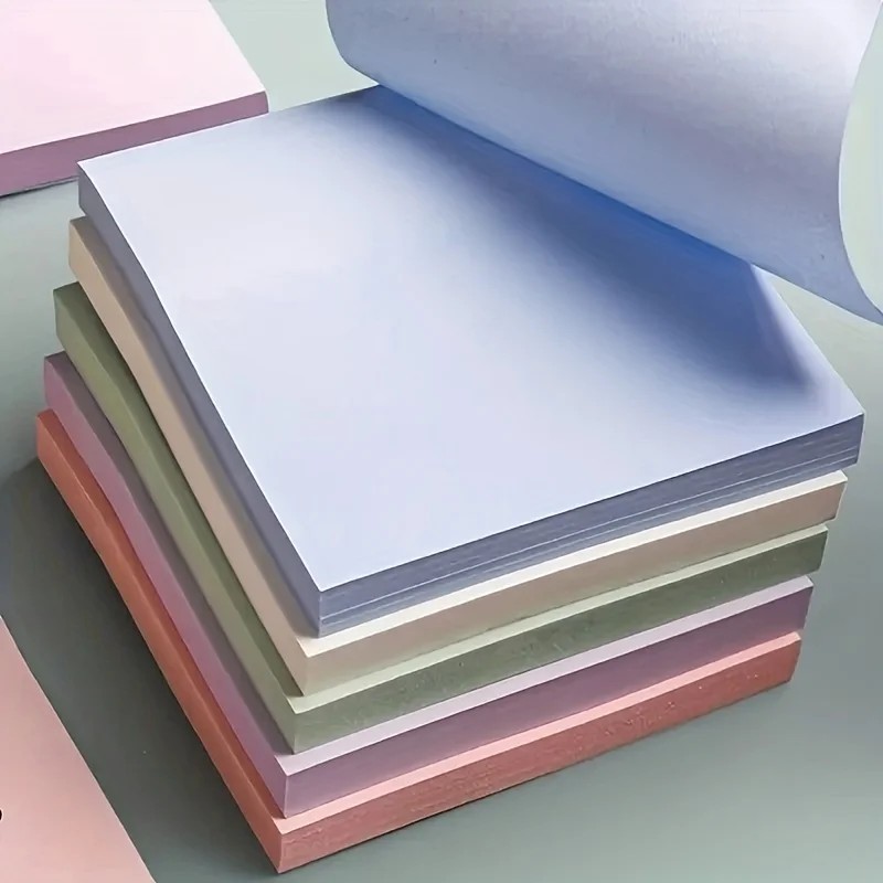 

1Pc/3Pcs 100Sheets Morandi Sticky Notes Pads Posits Stationery Paper Stickers Posted It Memo Notepad