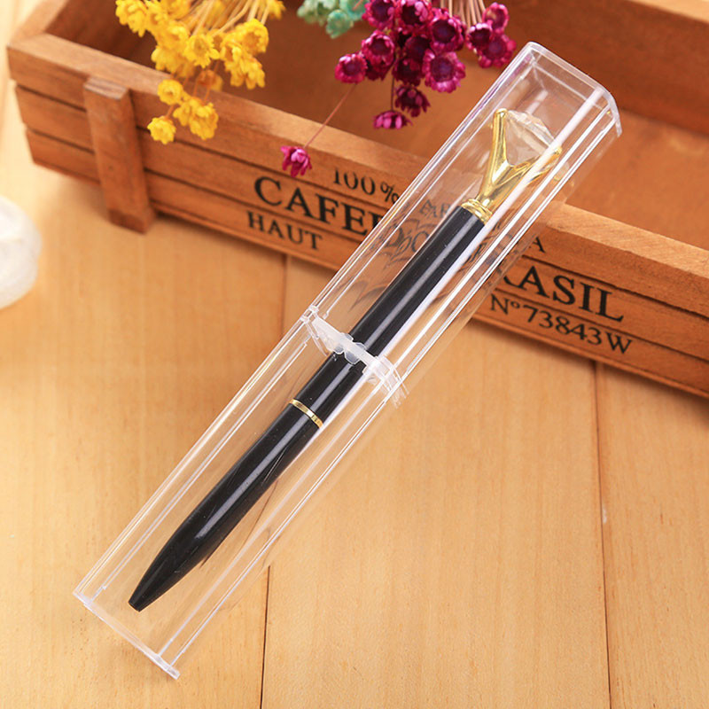 

30Pcs Business Pen Cases Office Gift Pencil Case Beautiful Transparent Plastic Pen Box Simple School