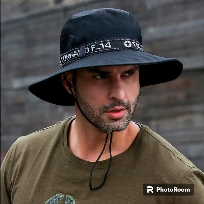 Capbro- Topi Rimba Topi Gunung Topi Lebar Pinggir Pria Wanita Topi Import