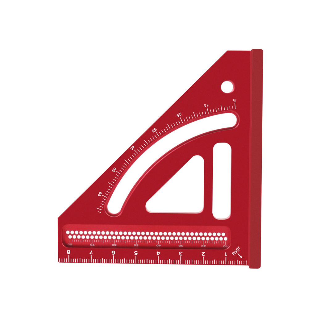 Multi-Angle Triangle Ruler Measuring Ruler Aluminum Woodworking Protractor Miter Woodworking Tool Mu