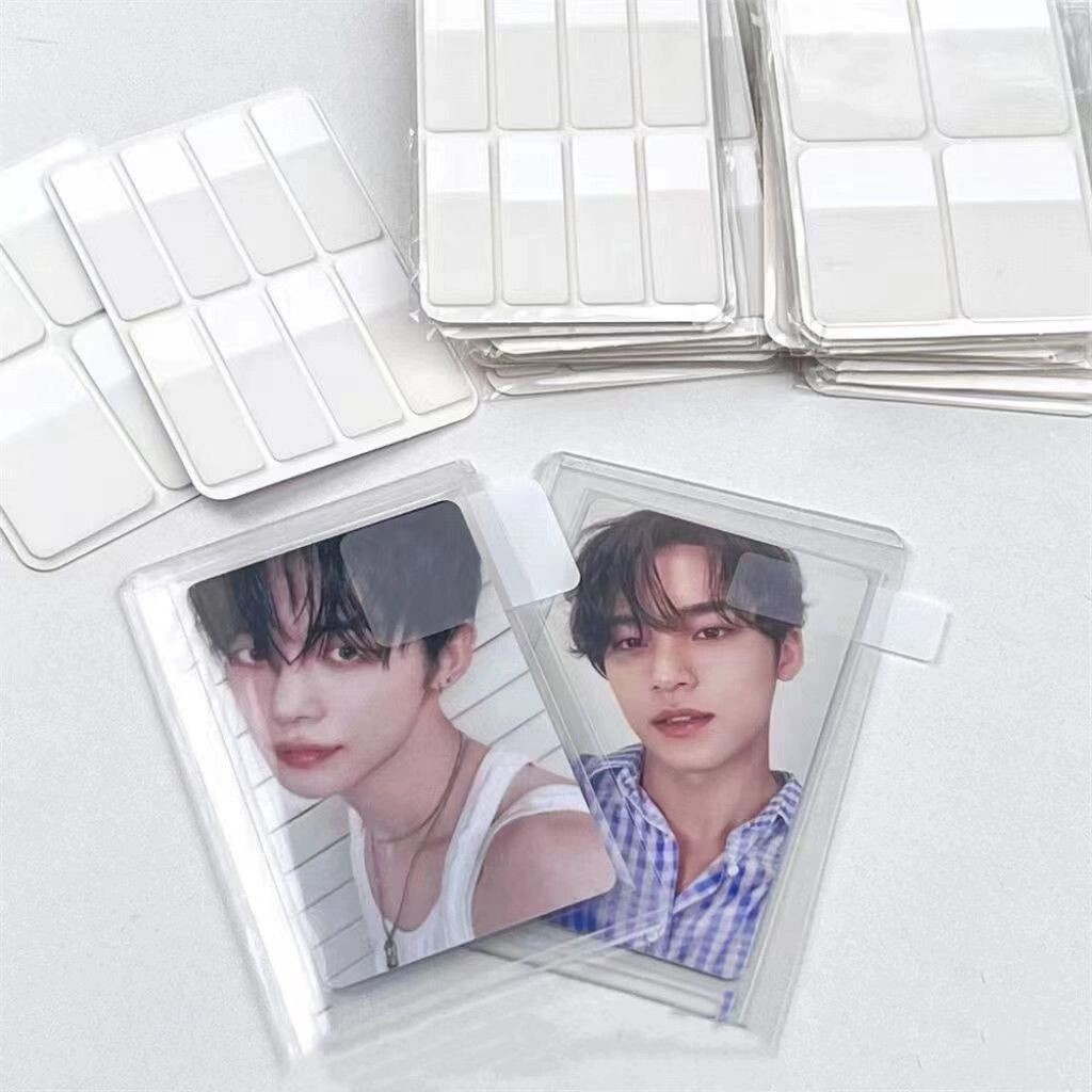 

Minkys Kpop Photocards Toploader Index Sticky Paper Planner Index Sticker List Handheld Memo Pad