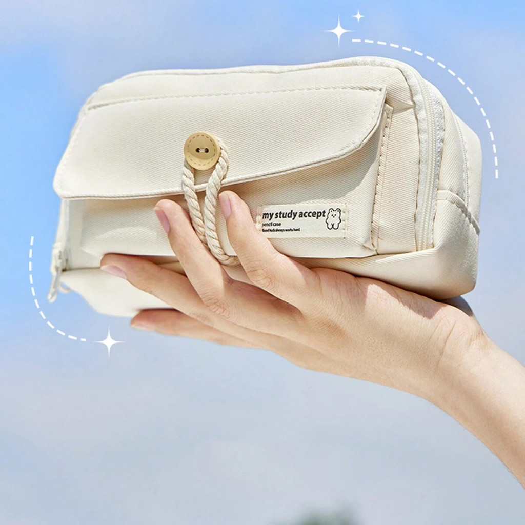 

Girls Cosmetic Bag Makeup Tools Toiletries Storage Organizer Women Foundation Brush Eyebrow Pencil