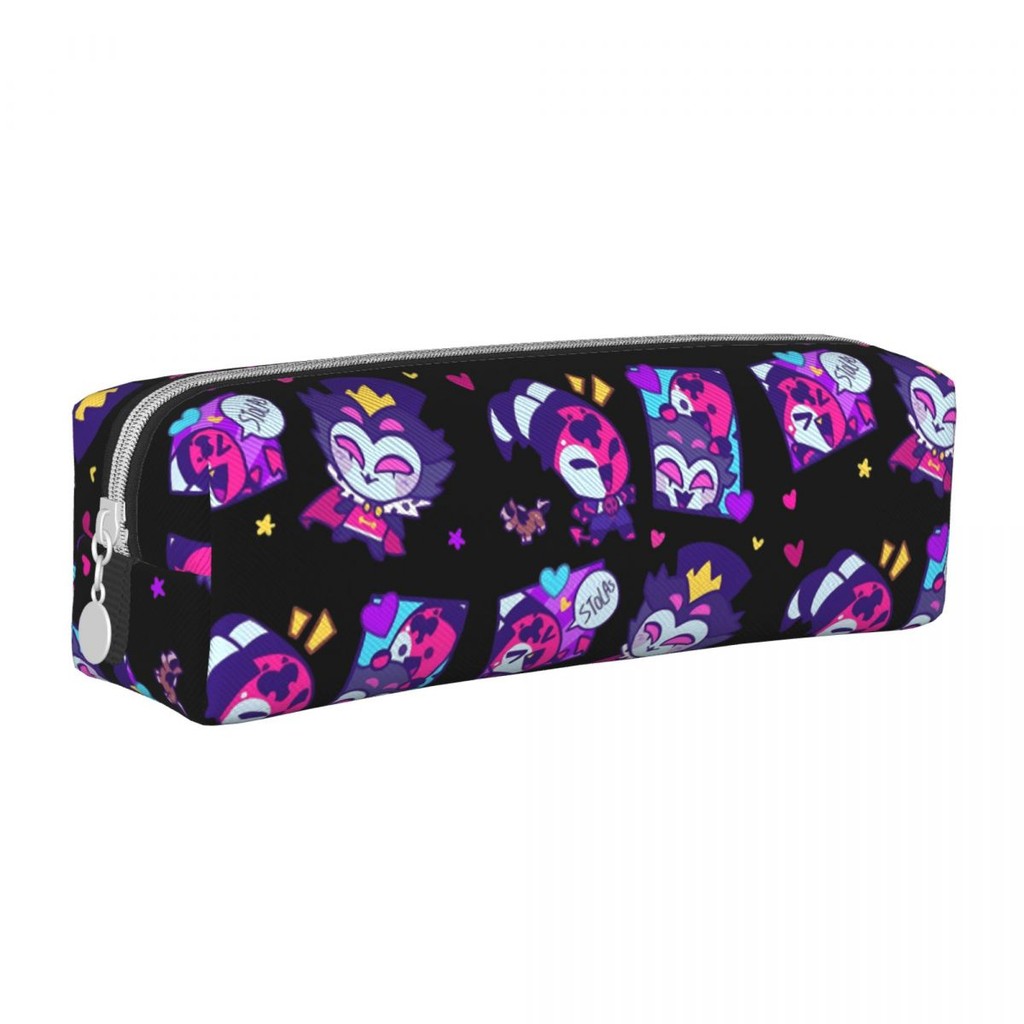 

Anime Helluva Boss Pencil Cases Pen Box Bag Student Large Storage School Supplies Gifts Pencilcases