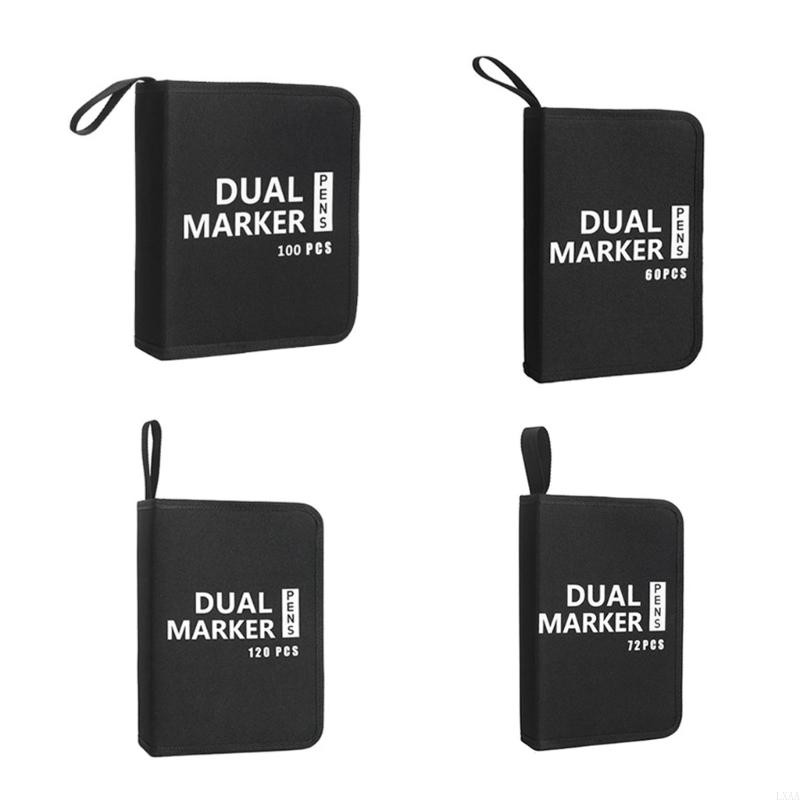 

Lxaa 60/72/100/120 Slots Coloring Pencil Carrying Case Large Capacity Pencil Case