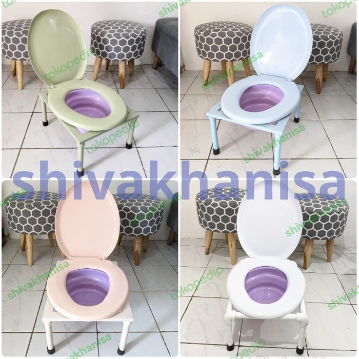 PROMO Besi Kursi toilet kloset closet wc duduk jongkok portable