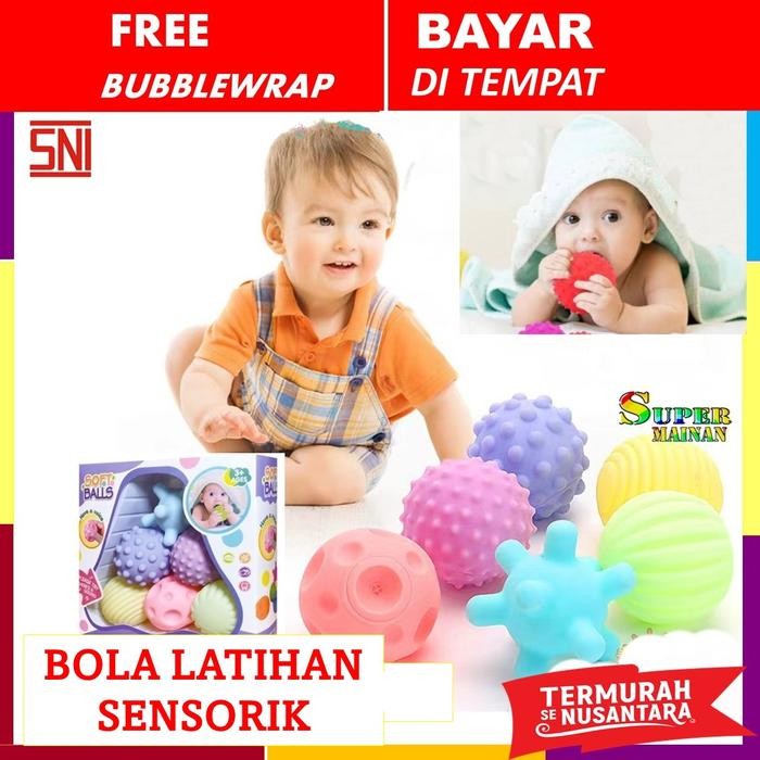 MAINAN GIGITAN BAYI 2 3 4 5 6 7 8 9 10 11 12 BULAN BOLA TEETHER BAYI