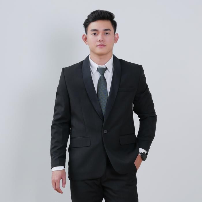 Rawman- Mubeng Tuxedo Jas Slimfit Hitam