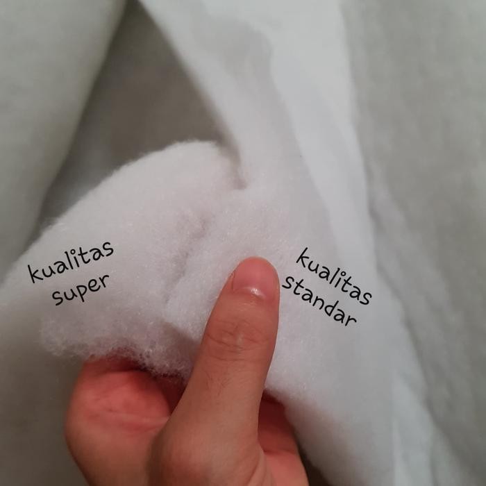 Dacron Press Standar - Dakron meter lembar - Kapas isi selimut Quilt