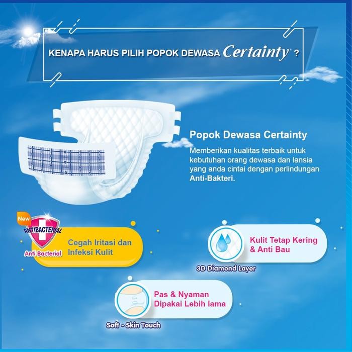 Promo Popok Dewasa - Certainty Popok Perekat Original