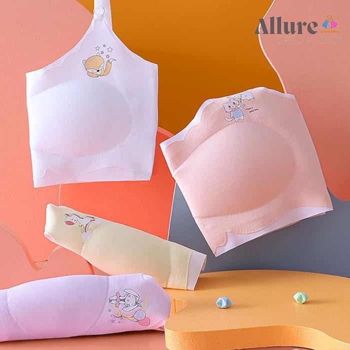 MS01 Miniset Bra Remaja Seamless Tanpa Kawat BH Wanita Anak Sekolah Tanktop Pelajar Import Korea
