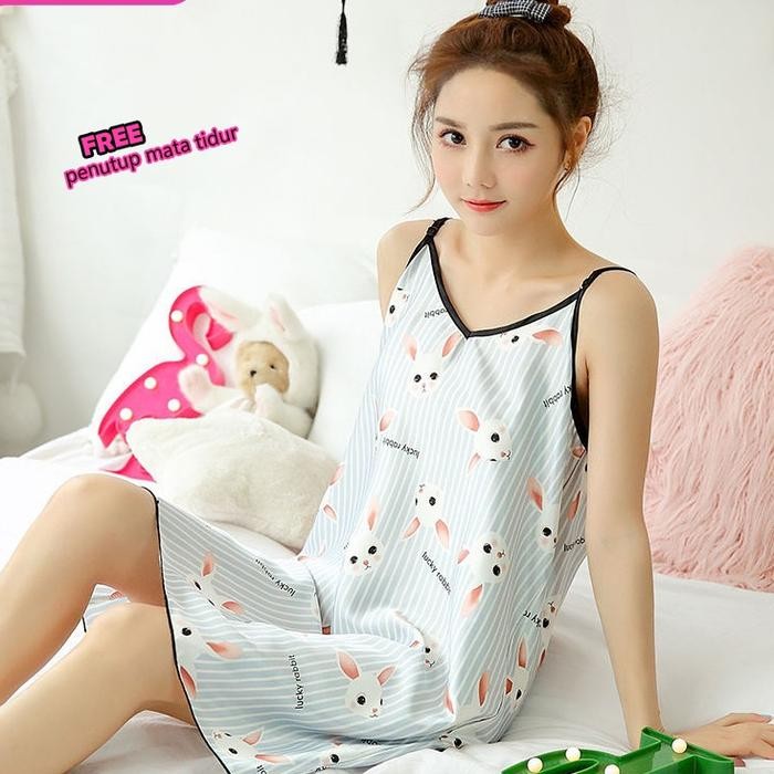 Aluna- Baju Tidur Wainta Seksi Baju Rumah Santai Seksi Dress Santai Dress Tidur Seksi Bahan
