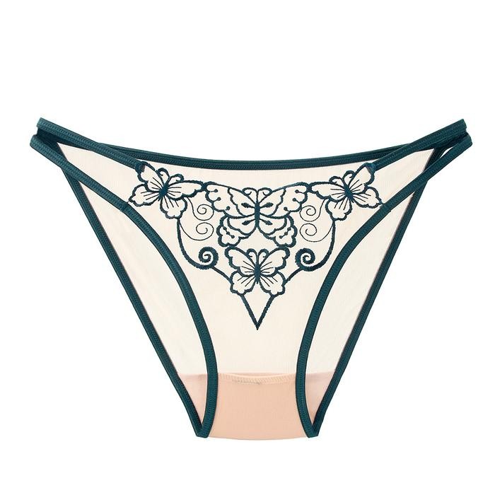 Zareen- Celana Dalam Brief Bordir Lovely Celana Dalam Wanita Transparan C0360