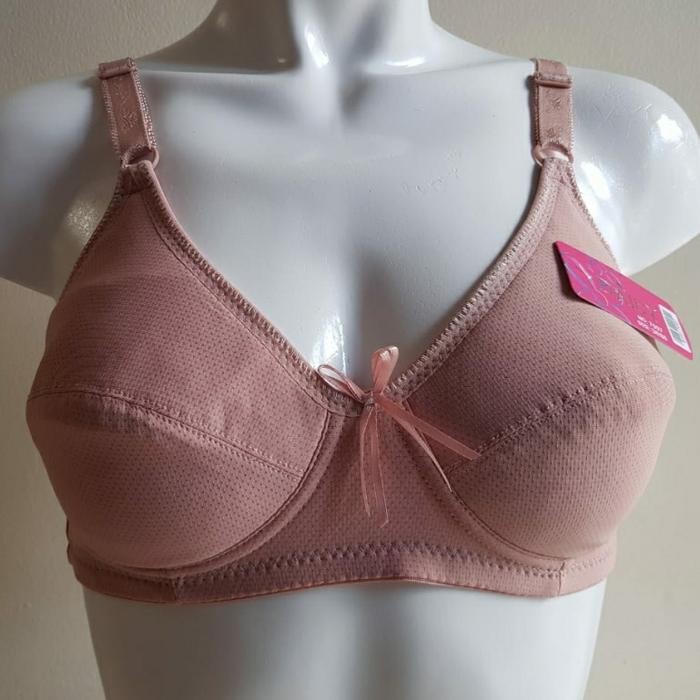 Satinya- Bra Daisy 7097 Bintik Elegant Tanpa Busa Tanpa Kawat