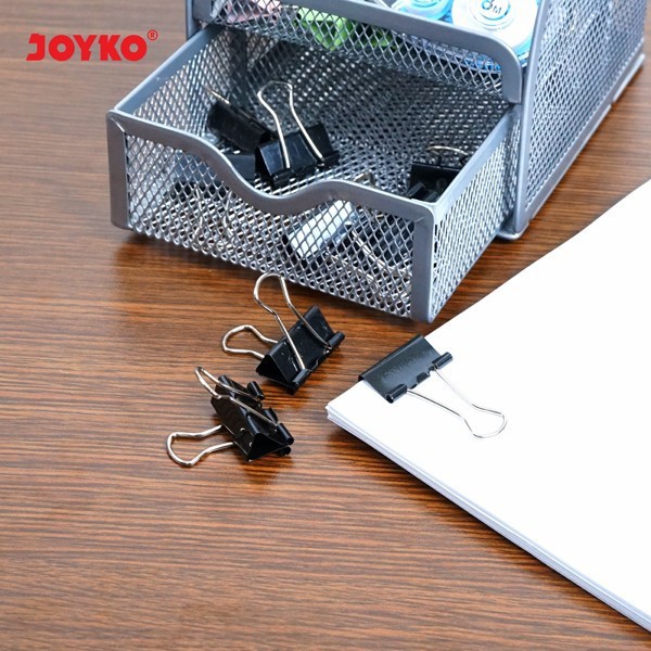 

JOYKO BINDER CLIP 25MM 12PCS SMALL / KLIP KERTAS JEPITAN KECIL NO.111 MURAH BERKUALITAS - RAJA BIGBOX
