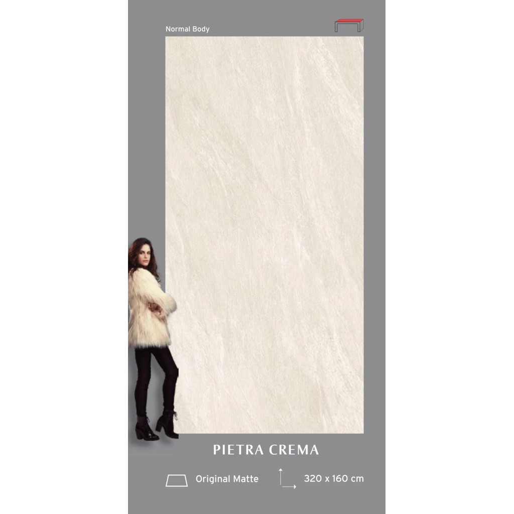 GRANIT QUADRA BIG SLAB Pietra Crema 320x160