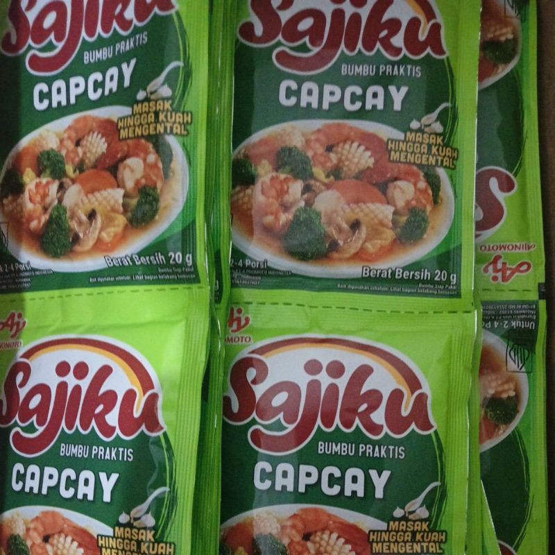 

Sajiku CAPCAY Sachet Bumbu Praktis 20g Masak Hingga Kuah Mengental