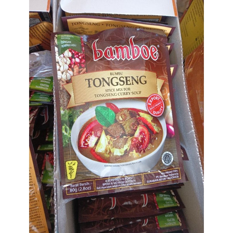 

Bamboe Bumbu Instant TONGSENG 80g Export Quality