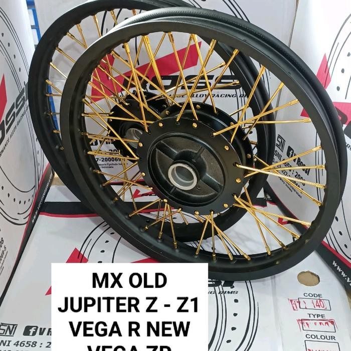 PAKETAN VELG JARI JARI RING 17 140 X 160 JUPITER MX OLD JUPITER Z VEGA R 1 SET DEPAN BELAKANG