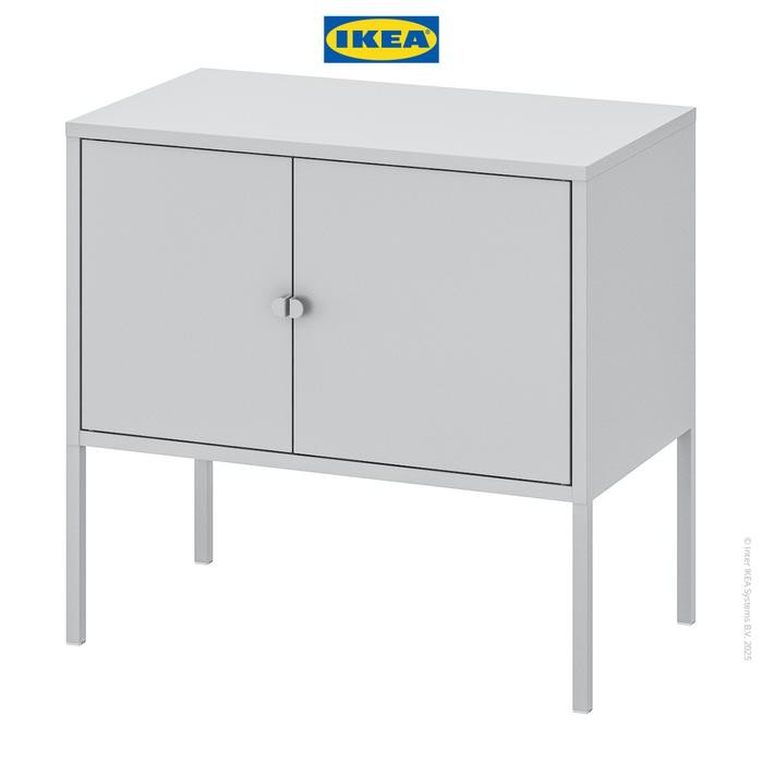 

LIXHULT Kabinet Abu-Abu dengan Dua Pintu 60x35cm