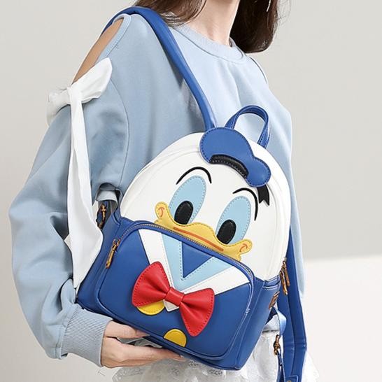 Mesuca Bag Megos Disney Donald Duck Backpack - Tas Ransel Wanita Disney Donald Duck -DHF41080-L