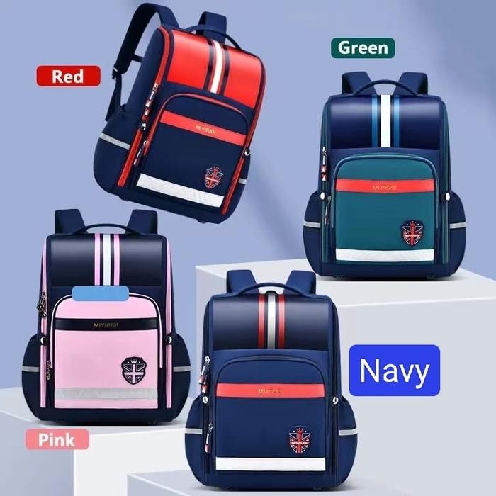 TA045 Tas Ransel Sekolah Impor / Tas Anti Air / Tas Sekolah Anak SD SMP Import / Tas Ransel Anak