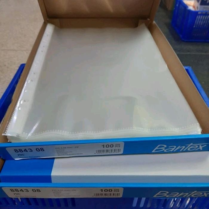 

PP Pocket F4/Folio Bantex 8843 (1 pak isi 100 pcs)