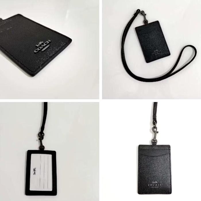 

Ready COCH F57311 ID Lanyard in Leather Full Black