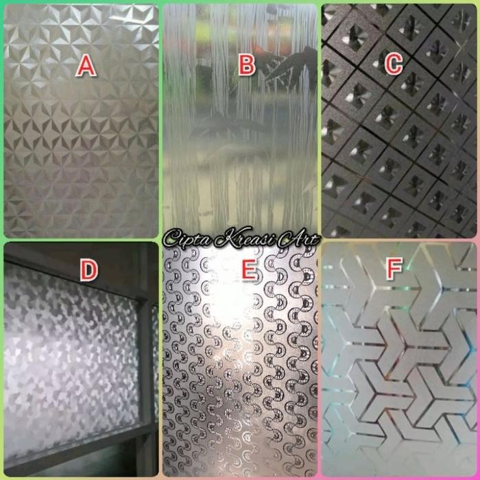 *CepatSampai*_ STIKER KACA MOTIF JENDELA/ STICKER KACA MOTIF PATRI/ MOTIF ABTRAK