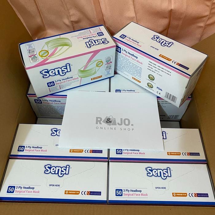 MASKER SENSI HEADLOOP ISI 50 PCS (HIJAB)