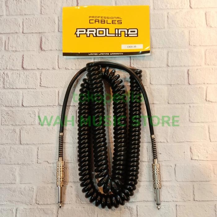 TERBARU kabel Jack gitar spiral, kabel gitar spiral proline CKDI20 BISA GRAB