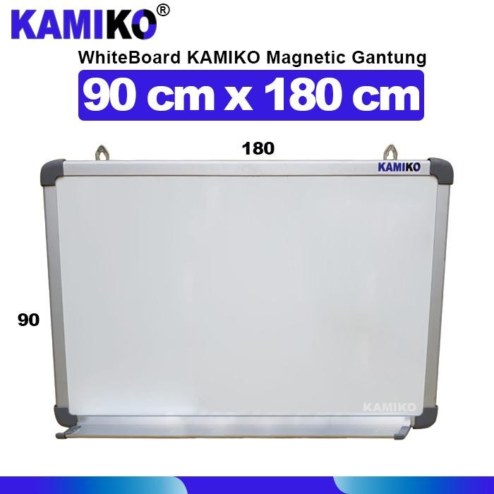 

Whiteboard 90 x 180 Kamiko magnetic gantung