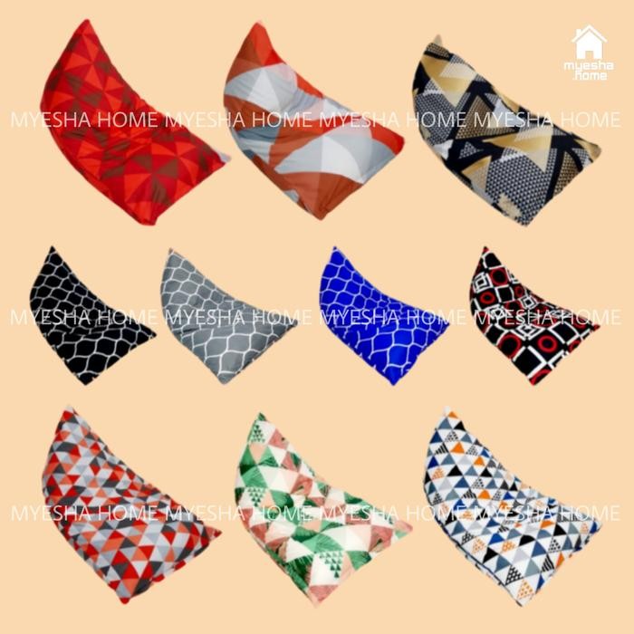 Cover Sofa Bean Bag Triangel / Cover Kursi Bean Bag Segitiga