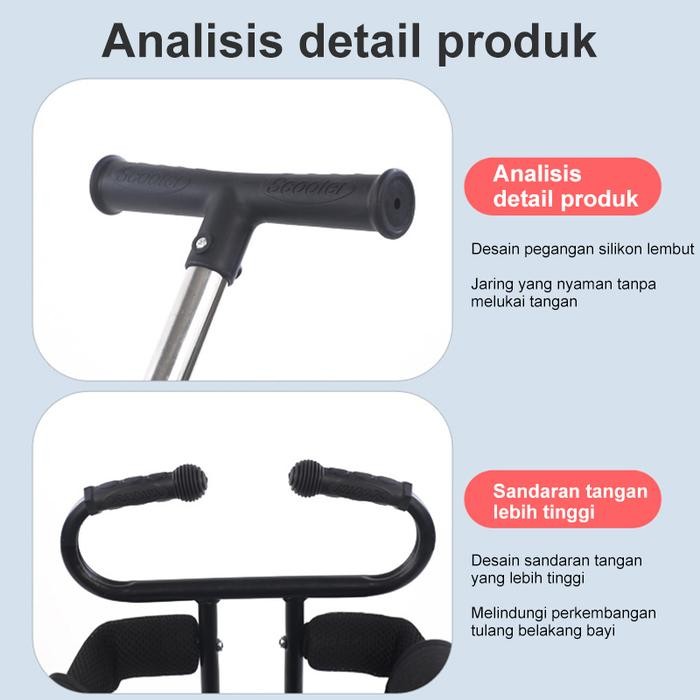 Kereta Dorong Ajaib Bayi 2 Arah Bepergian Lipat Duduk Kereta Dorong Yang Dapat Dilipat Ringan Untuk