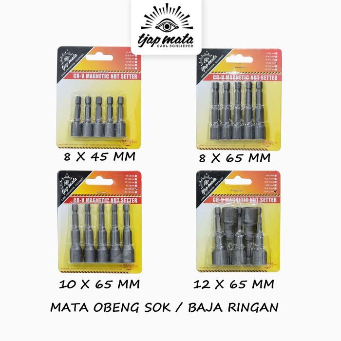 TJAP MATA/CAP MATA Obeng/ Mata Bor Sok Roofing /Baja Ringan (SET)