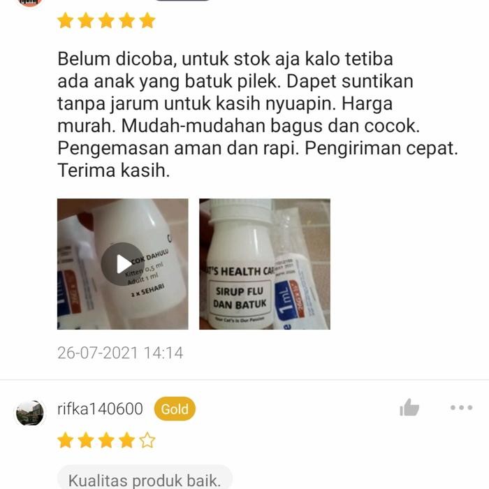 FurYou obat batuk pilek kucing Ampuh batuk kucing sembuh paten