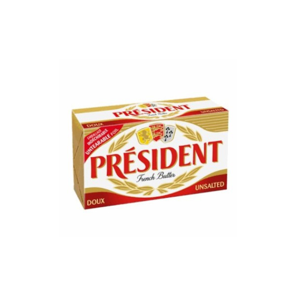 

PRESIDENT BUTTER UNSALTED 200GR