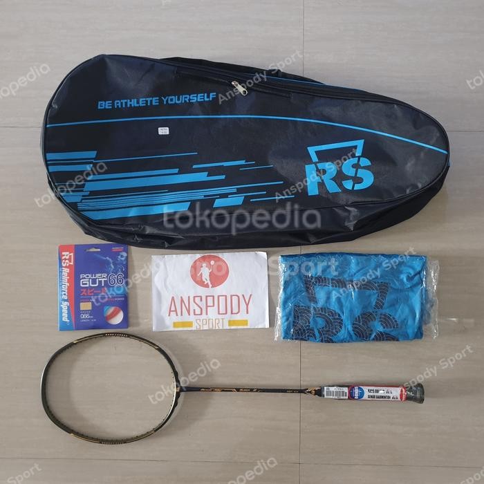 READY RAKET BADMINTON RS MICRON SABER 18 NG II SLIM LOGO SILVER