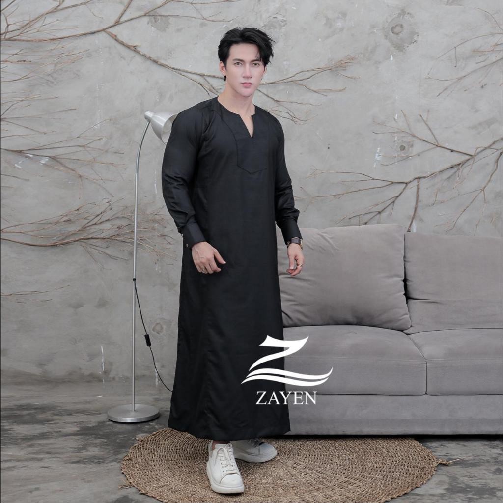 PROMO / Jubah Slimfit Pria Gamis Pria Jubah Gamis Pria Gamis Pria Jubah Muslim Gamis Pria Zayen