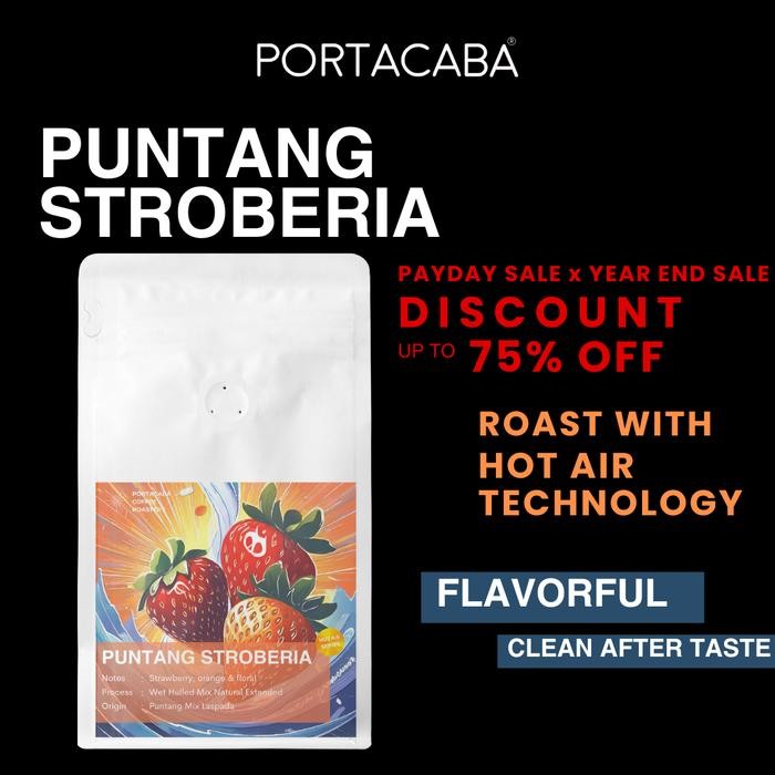 

Kopi Pangalengan Mix Arabika Portacaba Stroberia 200gr