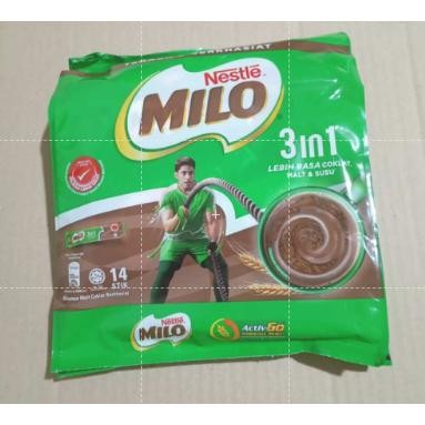 

Milo 3 in 1 Sachet /Stick Produk Malaysia Minuman Coklat Bubuk Sarapan