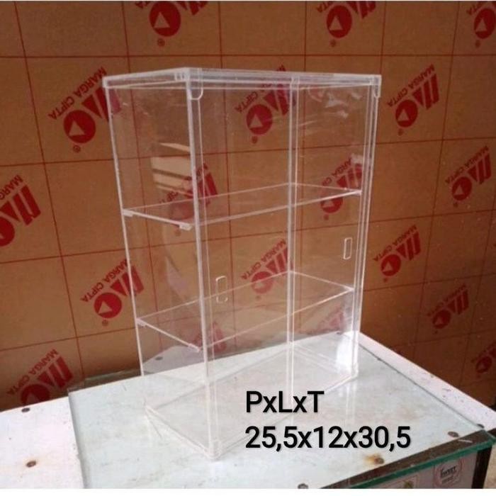 TERBARU Promo Etalase display akrilik etalase obat etalase rokok model slide Serbaguna - Kotak