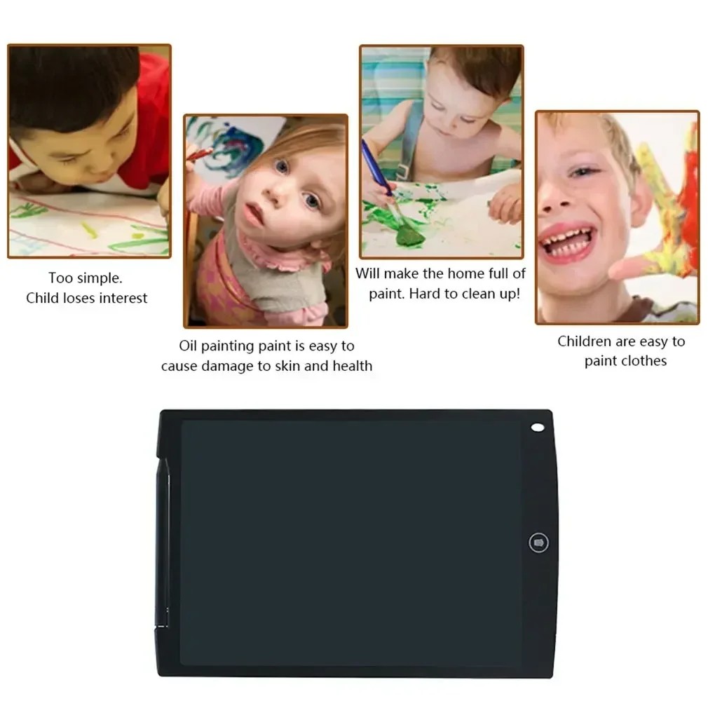

8.5/10/12/16 In Lcd Drawing Board Writing Tablet Digit Magic Blackboard Art Painting Tool Kids Toys