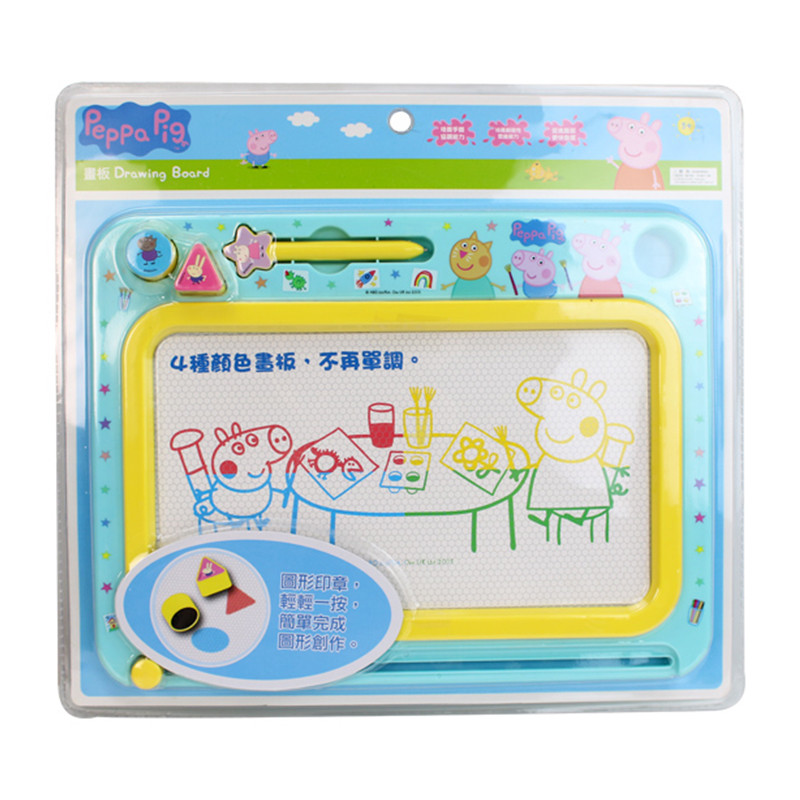 

Peppa Pig Magnetic Drawing Board Colour Magnetism Pen Baby Puzzle Toy Diy Graffiti Simulated Kids