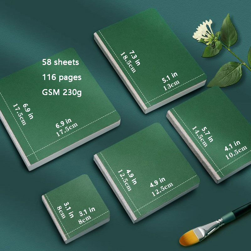 

Drawing Book Watercolor Thick Paper Pocket Sketchbook Gsm 230G Marker Acrylic Painting Paper Art