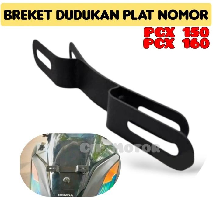 Breket dudukan plat nomor PCX 160 Dudukan plat New PCX 160 kumis