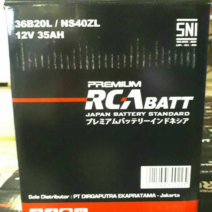 aki mobil NS40ZL RCA Batt premium