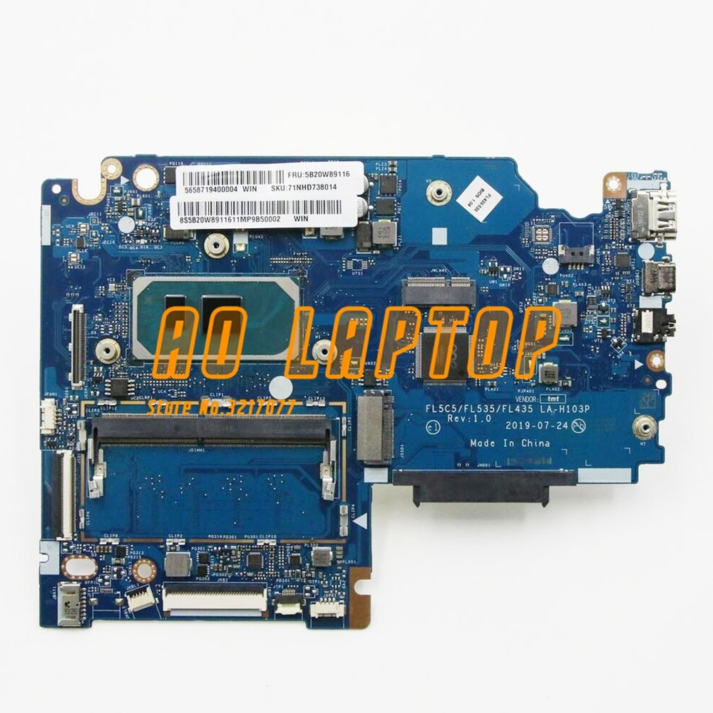 For Lenovo IdeaPad S340-15IIL 15.6" Laptop PC Motherboard Intel Core i5-1035G1 4GB DDR4 5B20W89116 L